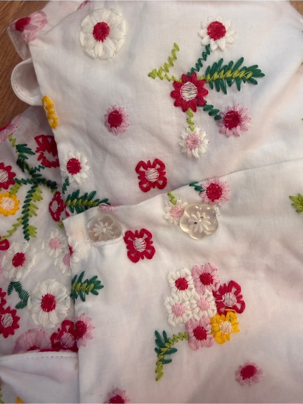 Cartolina Nantucket Marrakech Dress spring floral stitching size XS - Picture 12 of 13